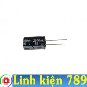 Tụ hóa 35V 2200uF 13x25mm